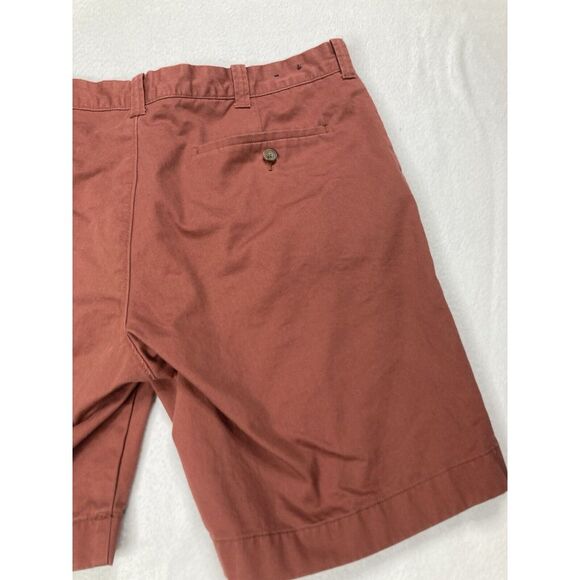 J Crew Red Gramercy Flat Front Chino Canvas Short Mens 36 - Picture 9 of 10